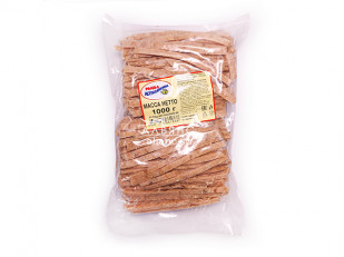 Ведро Ржаные гренки с красной икрой: Треска соломка