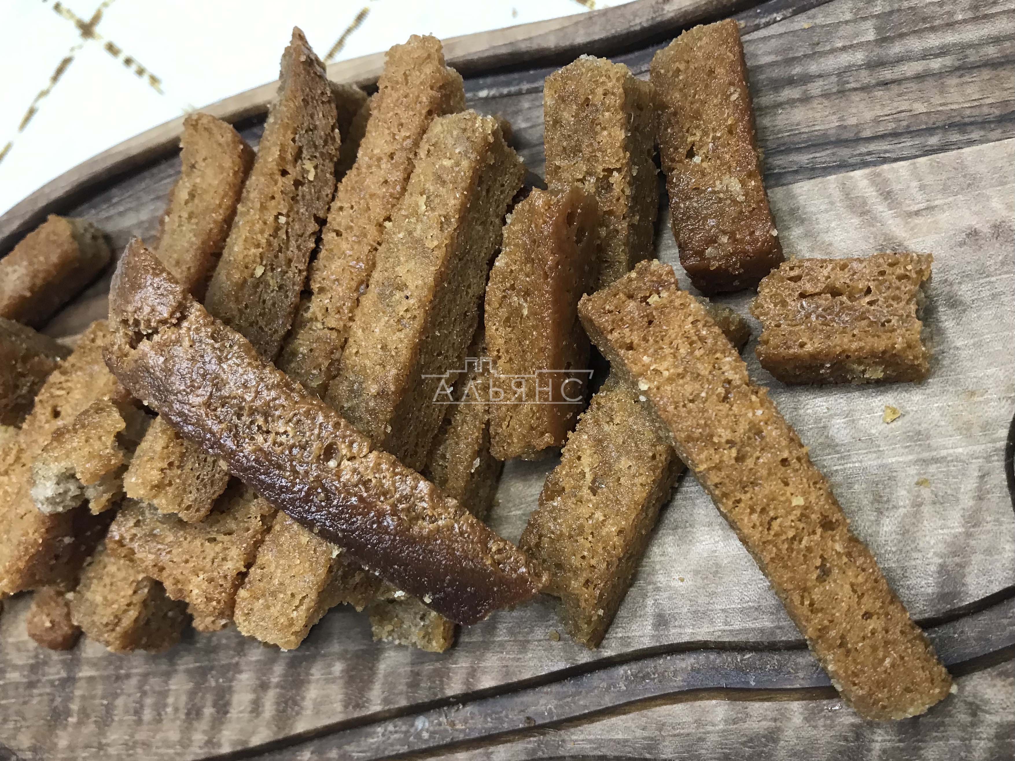 Деревенские гренки с чесноком в Орске
