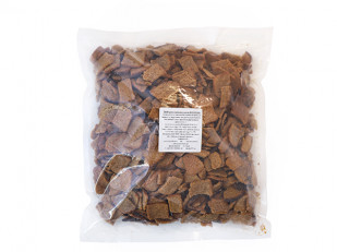 Рыба горячего копчения: Гренки черные со вкусом красной икры