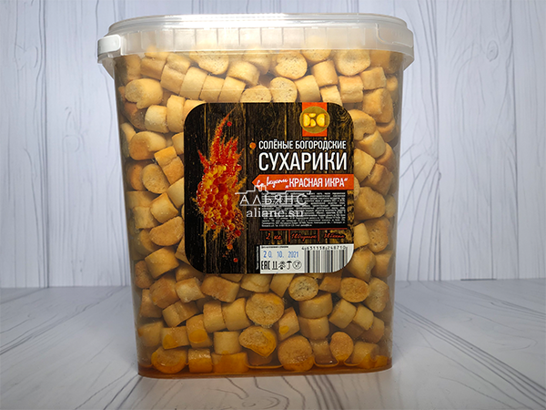 Сухарики с красной икрой в Орске