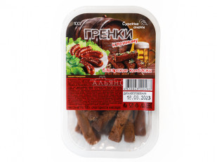 Колбаски МИНИ с сыром с/к (100 гр): Сурские гренки Баварские колбаски (100 гр)