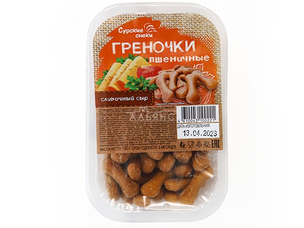 Сурские (ПШЕНИЧНЫЕ) Сливочный сыр (100 гр) в Орске