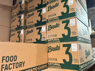 Картофель «Бруто» со вкусом сметаны и зелени 70 гр.: Картофель 