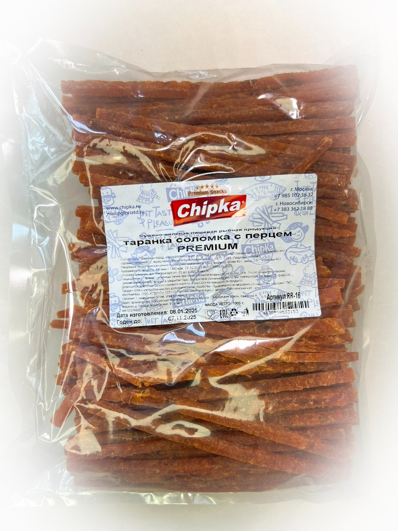 Таранка с перцем (соломка) (Chipka ПРЕМИУМ) в Орске