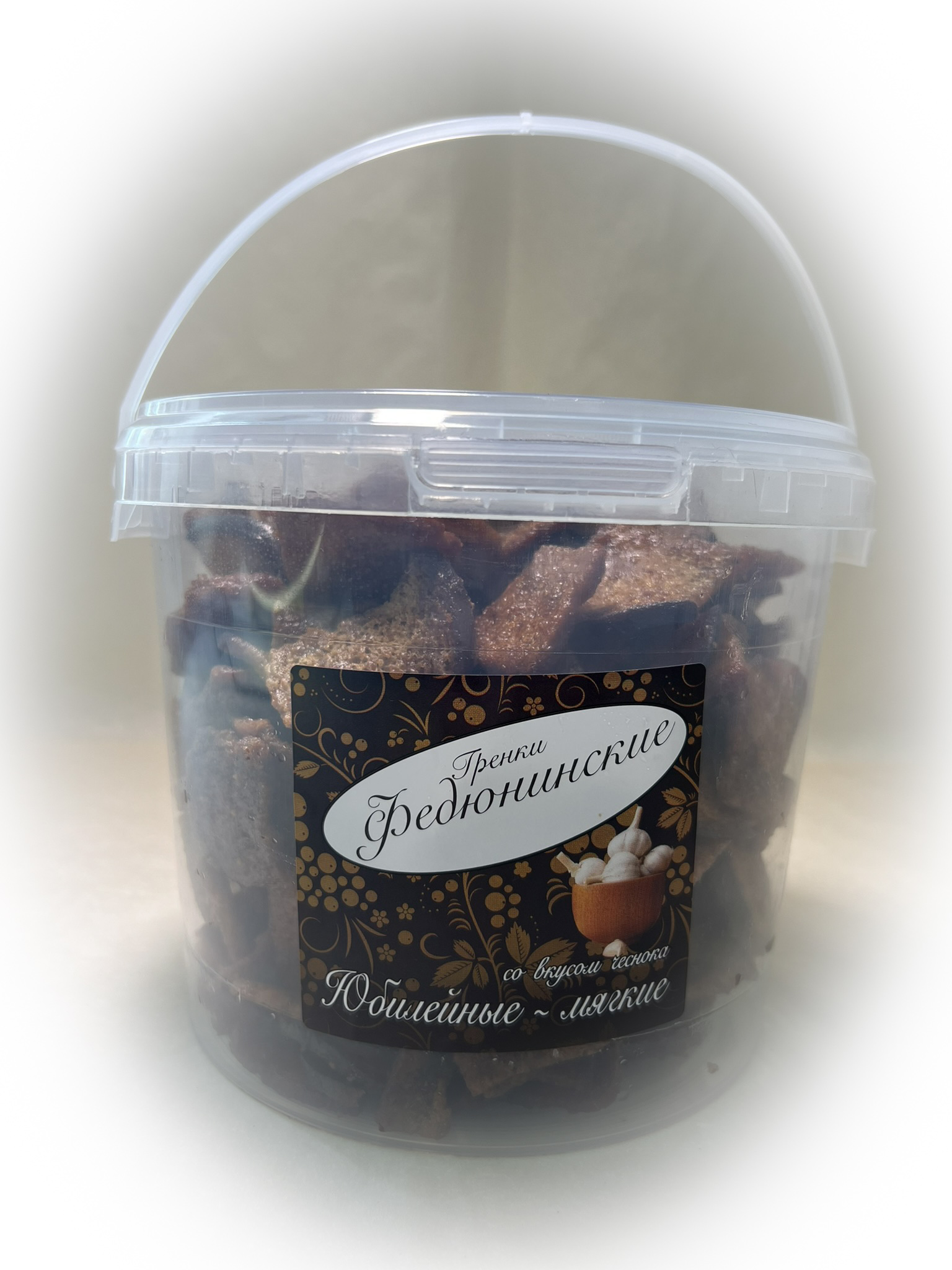 Гренки "ФЕДЮНИНСКИЕ" "Чеснок" (ведро 900 гр.) в Орске
