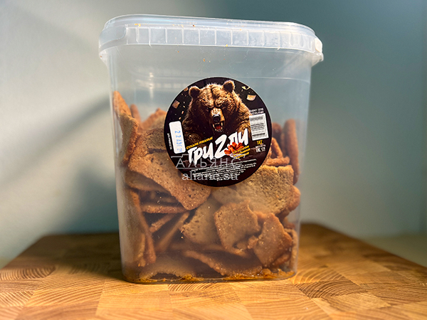 Ведро Ржаные гренки со вкусом Крылышки Барбекю (1 кг) в Орске