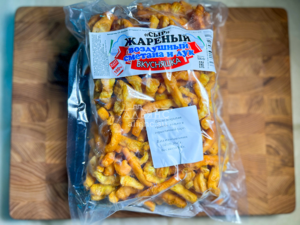 Жареный сыр "ВКУСНЯШКА" со вкусом сметаны и лука (500 гр) в Орске