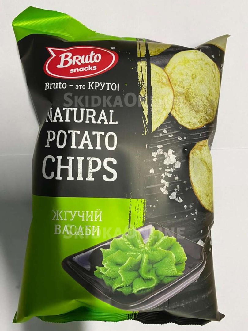 Картофель «Бруто» со вкусом васаби 130 гр. в Орске