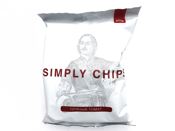 Картофельные чипсы "Simple chips" Пряный томат 80 гр. в Орске